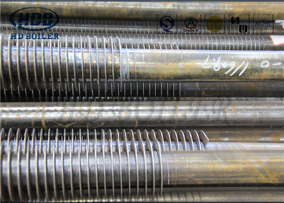 Eşanjör için Karbon Çelik Kazan Fin Borusu 15mm Ekonomizer Spiral