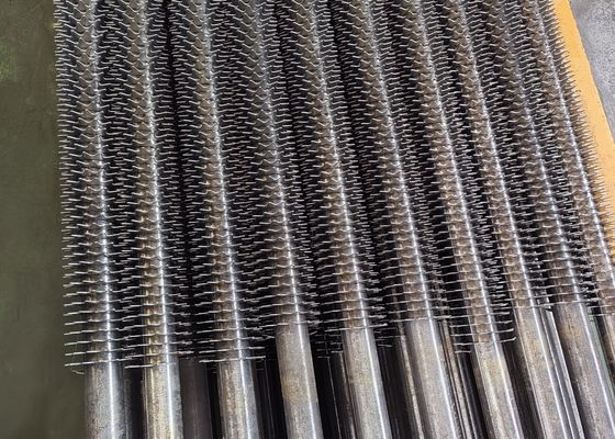 Yüksek frekanslı kaynaklı dikişsiz karbon çelik spirale kanat tüpü kazan ısı değiştiricisi için