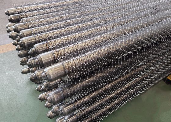Yüksek frekanslı kaynaklı dikişsiz karbon çelik spirale kanat tüpü kazan ısı değiştiricisi için