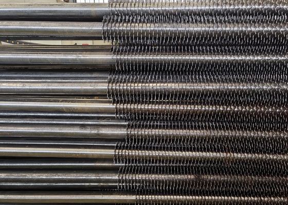 CE Standart Karbon Çelik Kazan Parçaları Spiral Fin Tube Coil Boiler Tube For Economizer