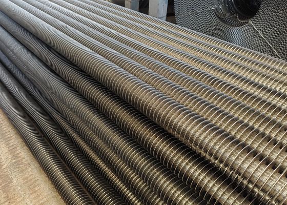 ASME Standart Yüksek Frekanslı Kaynatılmış Spiral Fin Tüp Yüksek Sıcaklığa ve Basınça Dirençli