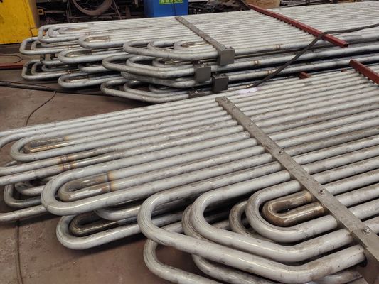 ASTM A249 Karbon çelik serpentin bobini / kazan ısıtıcısında yılan tüpü