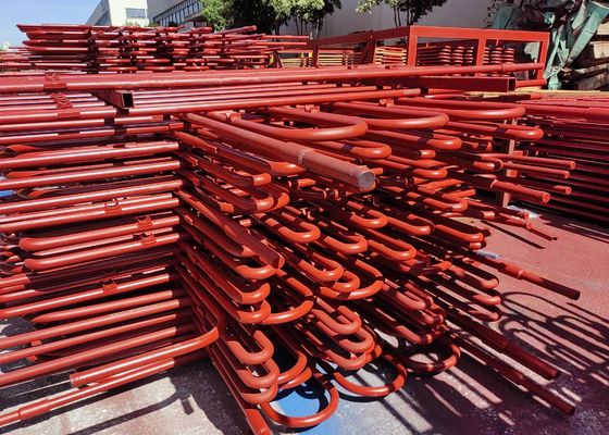 ISO9001 Karbon Çelik Kazan Yüksek Verimlilikli Boyalı Yılan tüpü