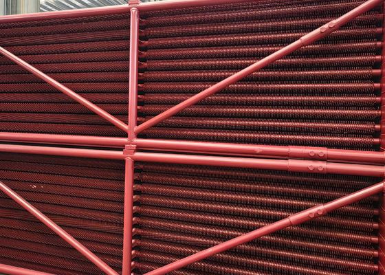 Yüksek frekanslı kaynaklı kazan spiral kanatlı boru ısı değiştiricisi / kondansör için