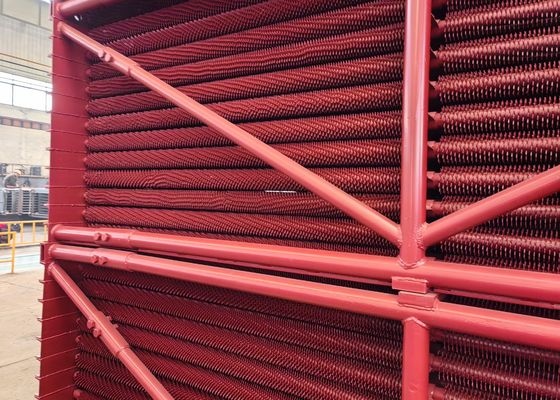 Yüksek frekanslı kaynaklı kazan spiral kanatlı boru ısı değiştiricisi / kondansör için