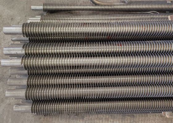Yüksek frekanslı kaynaklı karbon çelik kazan spiral kanat tüpü özel kanat tüpü