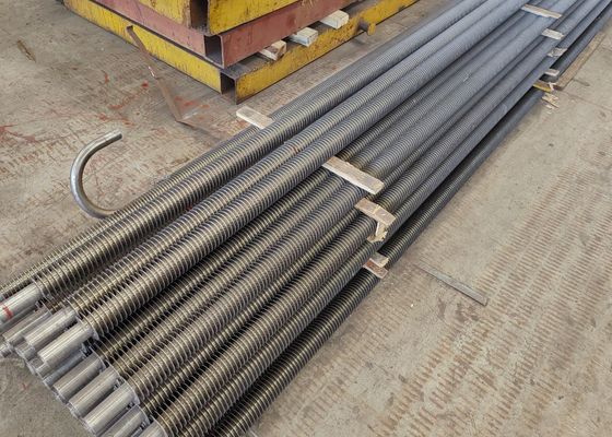 Yüksek sıcaklık ortamları için alaşım veya karbon çelik kazan spiral kanat tüpü