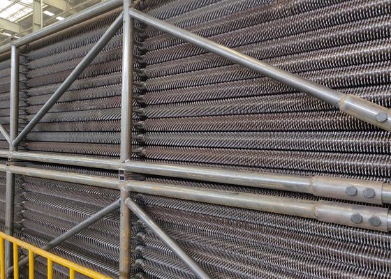 Yüksek sıcaklık ortamları için alaşım veya karbon çelik kazan spiral kanat tüpü