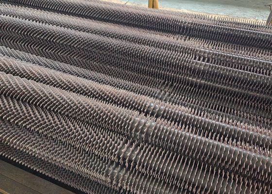 Yüksek sıcaklık ortamları için alaşım veya karbon çelik kazan spiral kanat tüpü