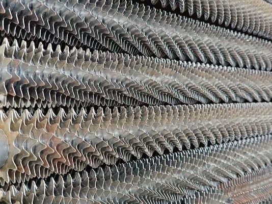 ASME Spiral Fin Tube Stainless Steel Boiler Parçaları Isı Dağıtımı İçin