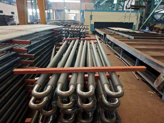 Özel kazan Spiral Fin Tube Karbon Çelik Yüksek frekanslı kaynak Yüksek verimlilik