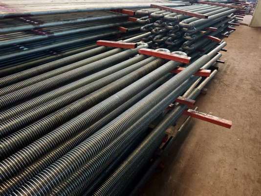 Özel kazan Spiral Fin Tube Karbon Çelik Yüksek frekanslı kaynak Yüksek verimlilik