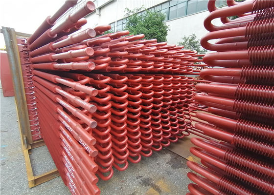 ASME Standart Spiral Tipi Boiler Fin Tube Max. 20t/h Buhar Üretimi ve Yüksek Güvenlik Seviyesi