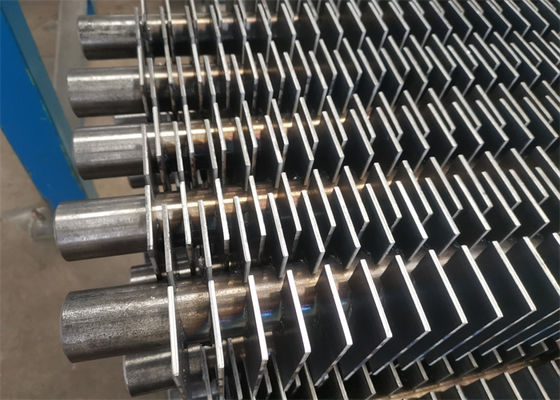 ASME Standart H Tipi Kaynak Fin Tube 5 Yıllık Garanti ve Duman Gazı Atık Isı Geri Kazanma ile Isı Radyatörü için