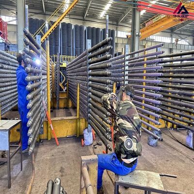 Katı Tırnaklı Spiral Fined Boiler Fin Tube Isı Değiştiricisi Anti-Ash Paslanmaz Çelik