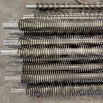 Özelleştirilmiş Özelliklere Sahip Kazan Isı Transferi için Karbon Çeliği ASME Standart Spiral Kanatlı Boru