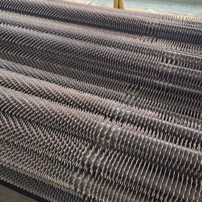 Özelleştirilmiş Özelliklere Sahip Kazan Isı Transferi için Karbon Çeliği ASME Standart Spiral Kanatlı Boru