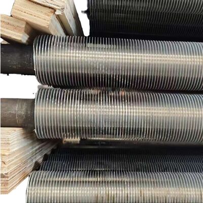 Paslanmaz Çelik Kazan Spiral Fin Tüpü Yüksek Sıcaklık Transferi için Özelleştirilebilir Boyutlarla