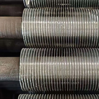 Özelleştirilmiş Yüksek Frekans Kaynaklı Spiral Kanatlı Tüp Paslanmaz Çelik Kazan Kanatlı Tüp