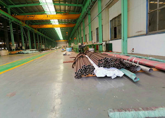 ASME SA213 TP310S Paslanmaz Çelik Dikişsiz Boru / Kazan Çelik Boru 25.4 * 2.11MM