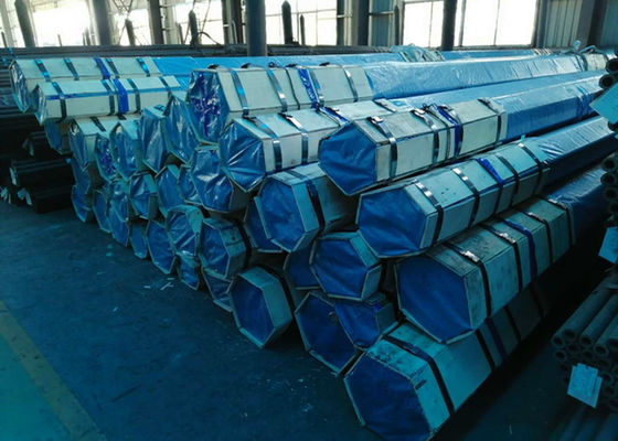 Eşanjör için ASTM A213 T12 T22 Çelik Soğuk Çekilmiş Dikişsiz Boru 44.5x5x9200mm 31.8x4.5x9200mm
