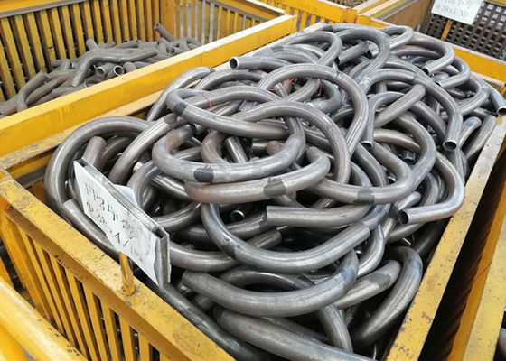 Kazan ve eşanjör için 8 "90 Derece Paslanmaz Çelik Dirsek Boru / Bağlantı Elemanı / Flanş ASME