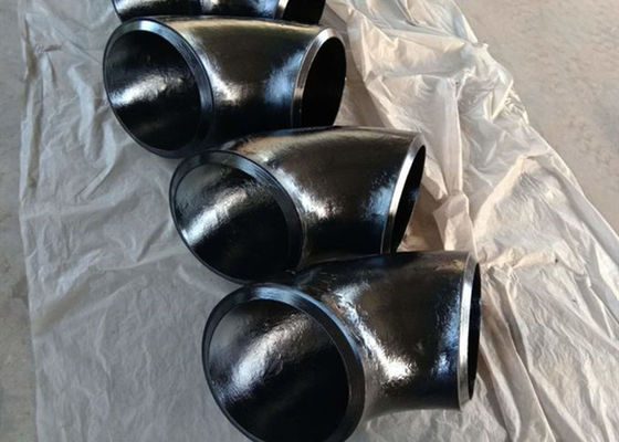 Karbon Çelik Boru Dirsek ASTM A234 WPB-S LR SR DN300 SCH120 BW SMLS B16.9 Siyah Yüzey