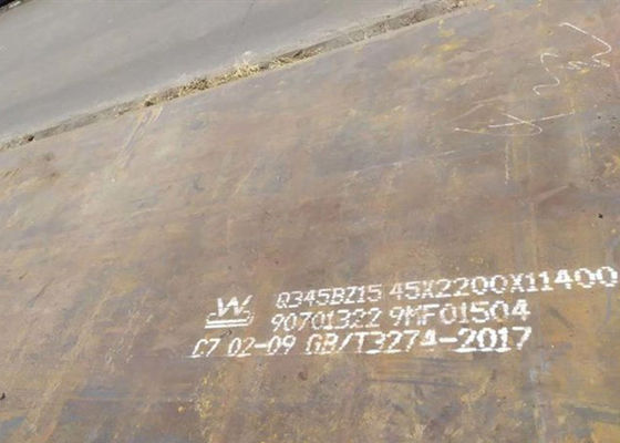 Sıcak Haddelenmiş Kazan Alaşımlı Çelik Sac Levha 16mn Q345b Manganez Düşük Alaşımlı Yapı