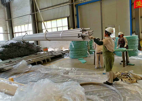 Parlak Ss Tavlı Boru / EN10305 1.4301 1.4306 Atık Gaz Kılcal Boru