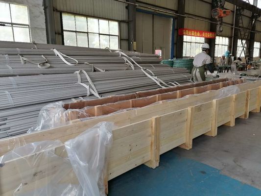 JIS G3459 Dikişsiz Kaynaklı Paslanmaz Çelik Boru 300A SCH 40 6 M Turşu Tavlı Düz ​​Uç