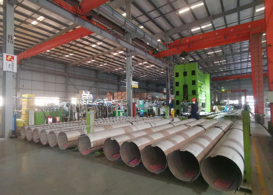 OD2500mm 310S Bükme Kaynaklı Paslanmaz Çelik Kaynaklı Boru