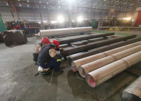Superheater için 405mm ERW Turşu Paslanmaz Çelik Kaynaklı Borular