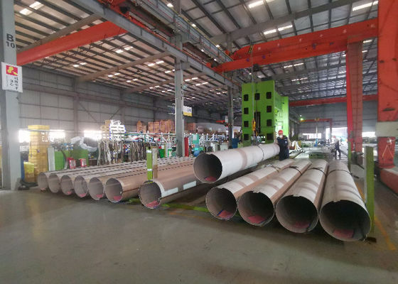PED AD2000 Kaynak Paslanmaz Çelik Boru OD 10.00mm -219.08mm Dikişsiz