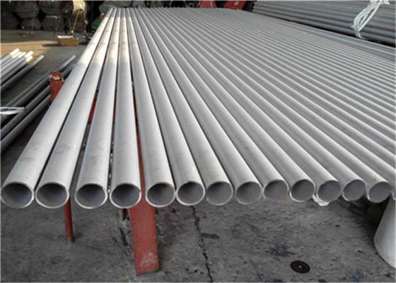 Eğimli ASTM312 Dikişsiz Paslanmaz Boru 101.6mm OD Soğuk Haddeleme