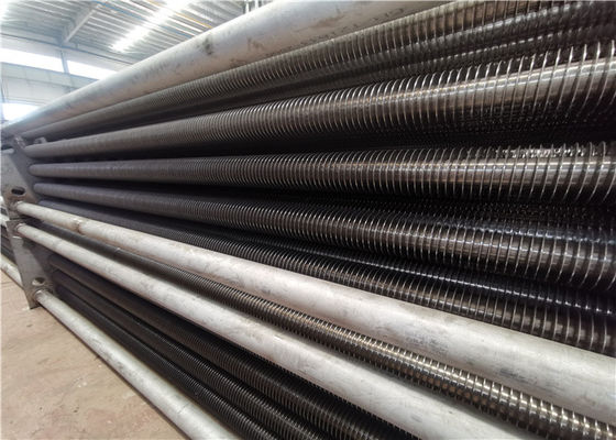Eşanjör için ASME 316L Paslanmaz Çelik Kademeli Spiral Kanatlı Boru
