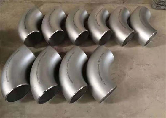 ASTM A234 Paslanmaz Çelik Boru Dirsekleri 3D Yarıçap SCH5S basınç seviyesi
