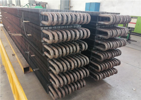 ASME H Tipi Eşanjör 4mm Kazan Fin Borusu parlama direnci