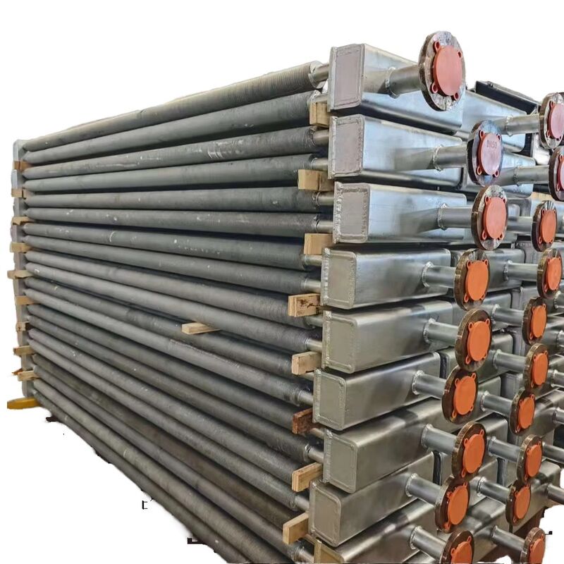 Özel Yüksek Frekanslı Kaynaklı Paslanmaz Çelik Spiral Fined Boiler Fin Tube