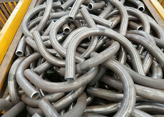 Karbon Dövme Çelik Boru Ek Parçaları ASTM A234 WPB S LR / Çelik 90 Derece Dirsek