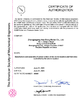 Çin ZHANGJIAGANG HUA DONG ENERGY TECHNOLOGY CO.,LTD Sertifikalar